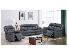 GREY Fabric 3 Seater, 2 Seater