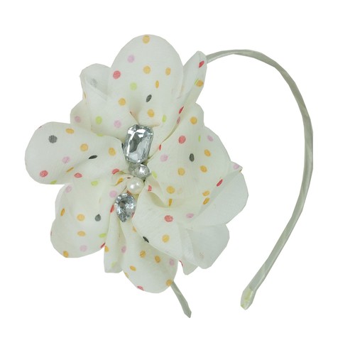 Flower polka dot crystal - flower,