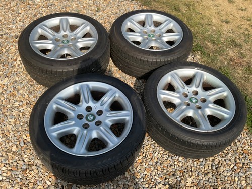 Four jaguar xk8 flute - jaguar, alloys