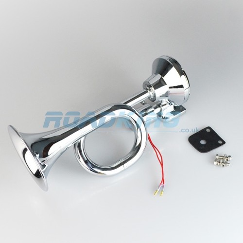 34cm chrome trumpet - air, horn