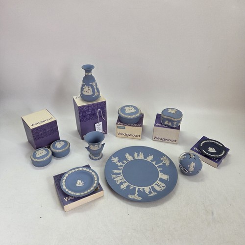 Wedgwood blue jasperware job - blue,