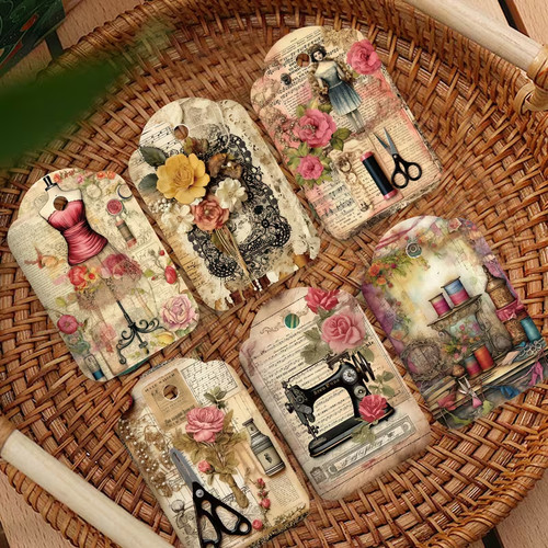 Vintage style sewing - sewing, themed