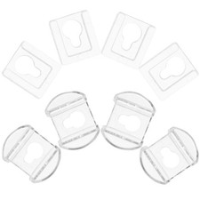  8 Pcs Keyhole Hanging Plate Hangers Clips for Mirror Frame Hooks