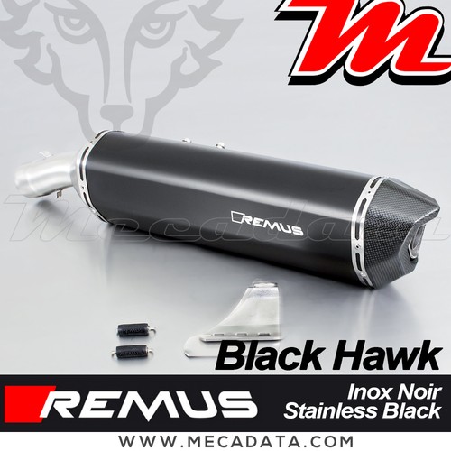 Silencer exhaust remus - remus, black