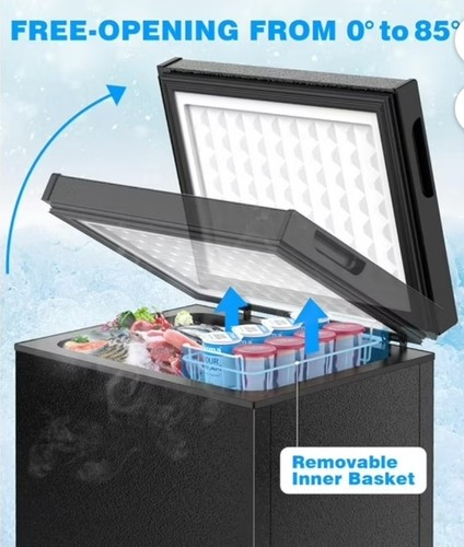 Chest freezer with - cu.ft,