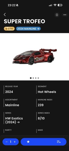 Hot wheels collection 250 - hot,