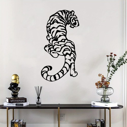 Tiger metal wall - metal, decor