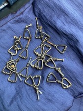 Brass Handles Cabinet Drawer X23 Vintage Old Patina Bundle Joblot Knobs