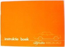 ALFA ROMEO Alfetta 2000 1977 #2529N-7/77 Original Car Owners Handbook Dutch