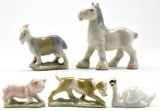 WADE WHIMSIES  SET 10, 1959 "FARM ANIMALS" PRODUCTION 1 YEAR RARE W/ORGINAL BOX