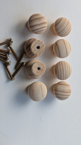 Pine knobs 30mm wood for - x,