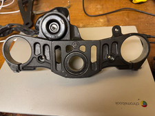 YAMAHA YZF R1 1KB 2012 2013 14B TOP CROWN FORK YOKE HANDLE IGNITION NO KEY BANG