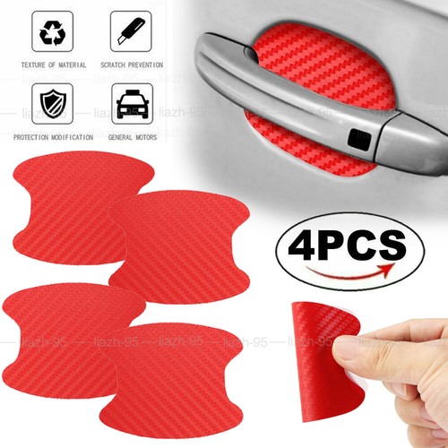 Red carbon fibre - 4x, door