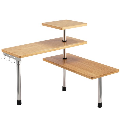 Corner shelf unit tier - corner,