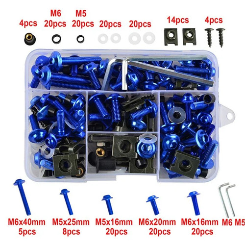 Complete fairing bolts kit for - complete,