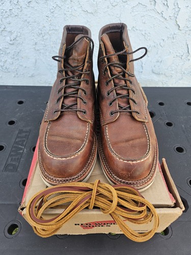 Red wing 1907 moc toe - red,