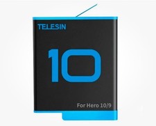 Telesin Rechargeable Battery For GoPro Hero12, Hero11,Hero10,Hero9 Battery