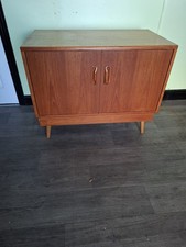 G Plan Mid Century Teak 2 Door Sideboard On Wooden Legs 