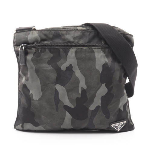 Prada shoulder bag green - green, nylon