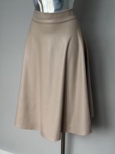 Beige ￼ Faux leather Knee