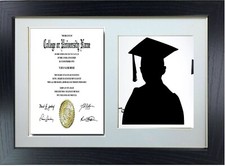 Graduation Double Photo Frame