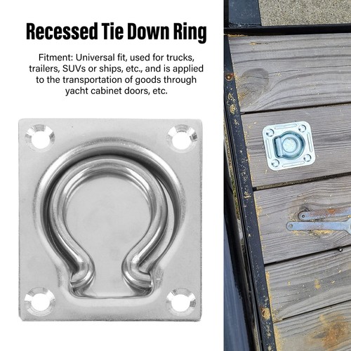 Recessed tie down ring - down,