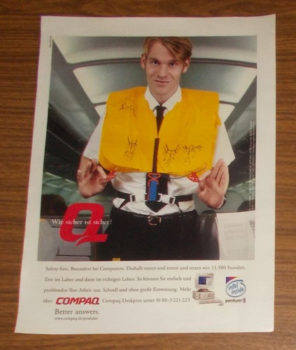 Rare advertising compaq - advertising,