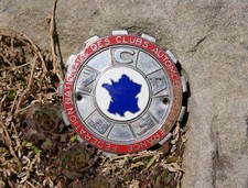 VINTAGE ENAMEL AUTOMOBILE CAR