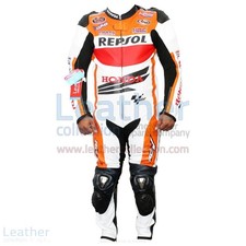 Honda Repsol Dani Pedrosa Motorbike Racing Motorcycle Cowhide Leather Race Suit