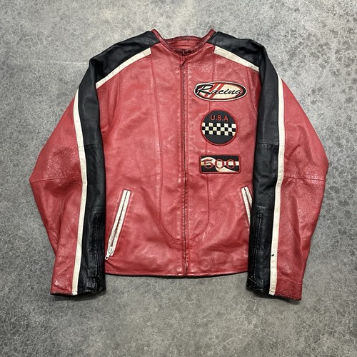 Vintage 70s 80s red leather - vintage,