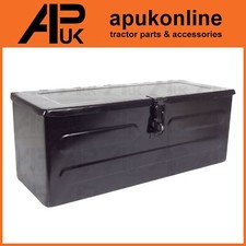 Universal Black Lockable Tool Box 420mm x 160mm x 160mm 16.5"x6.3"x6.3" Metal