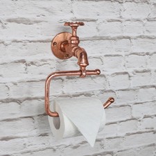 Copper metal toilet roll