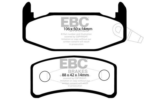 Ebc yellowstuff rear brake - ebc,