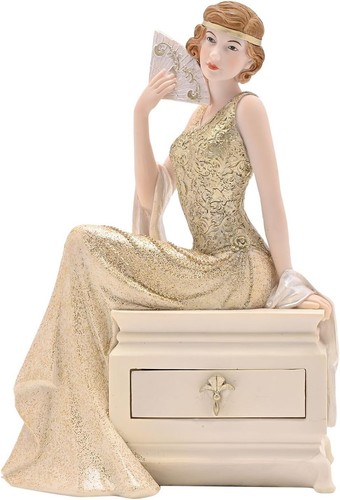 Golden gatsby trinket box - gatsby,