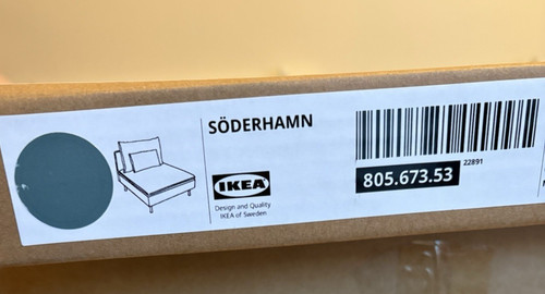 Ikea soderhamn seat section - 1-seat,