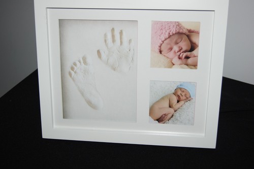 Baby hand footprint casting - baby,