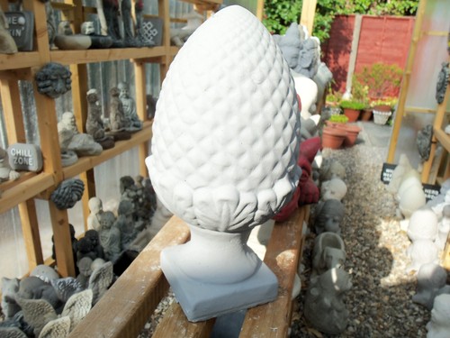 Concrete garden ornament - garden,