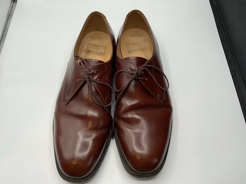 Barker mens burgundy leather - mens,