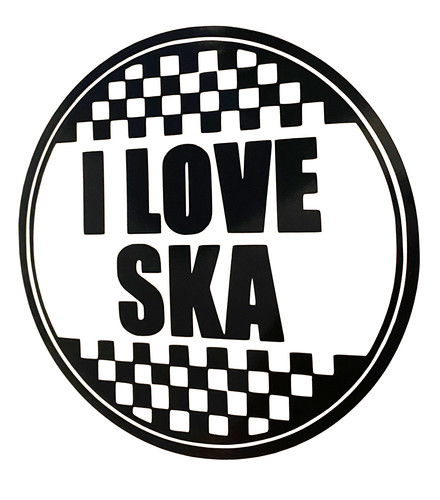 Ska love decal - ska,