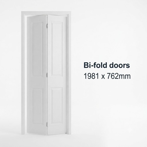 White panel fold - 4, bi-fold
