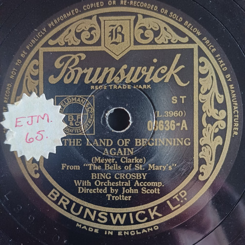Bing crosby the land - bing,