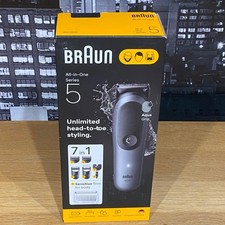 Braun Series 5 Shaver 7-in-1 Wet and Dry Trimmer Electric Face Body Original