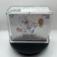 Engraved One Piece Booster Box Magnetic Acrylic Case Card Protective Display Box