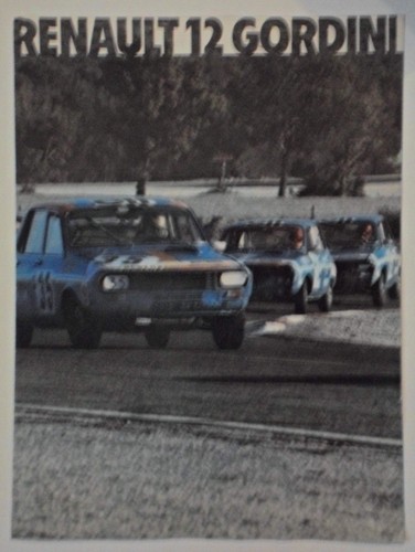 Renault gordini orig 1970 - renault,