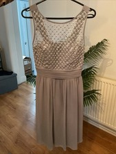 Little Mistress Grey Beaded Size 12