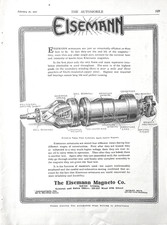 1912 Ad Eisemann Magneto Co Automatic Spark Control Magneto Armature