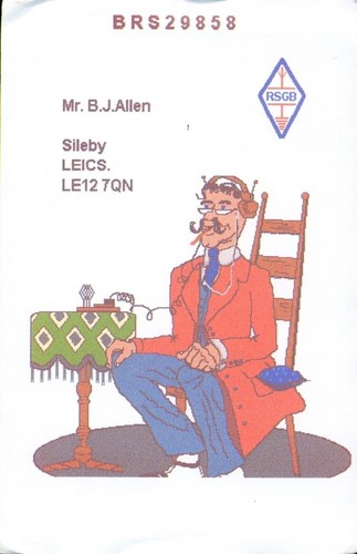 Qsl card radio uk brs29858 - uk,