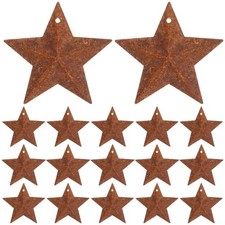 50 Pcs Rustic Ornaments Rusty
