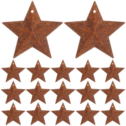 Pcs rustic ornaments rusty - 50,