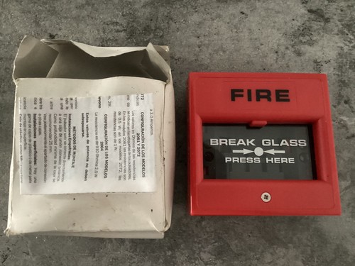 Fire alarm break glass - fire,